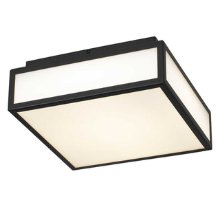 Panel Square LED Flush Mount in Sand Black