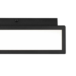 Panel Square LED Flush Mount in Sand Black