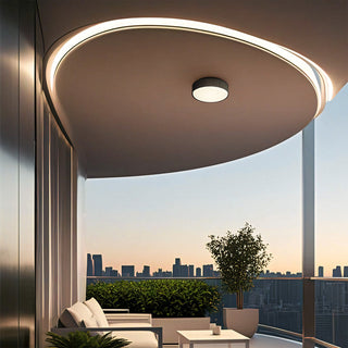 CHANNEL LED Flush Mount in Sand Black
