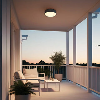 CHANNEL LED Flush Mount in Sand Black