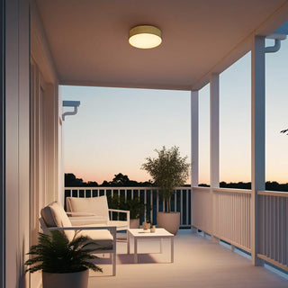 CHANNEL LED Flush Mount in Sand Black