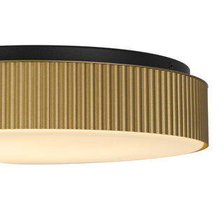 CHANNEL LED Flush Mount in Sand Black
