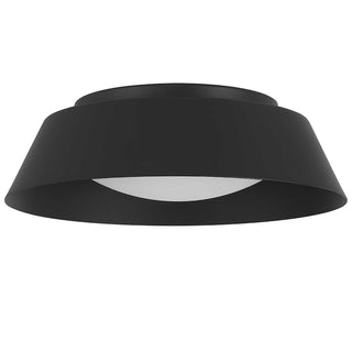 Pez LED Flush Mount in Sand Black
