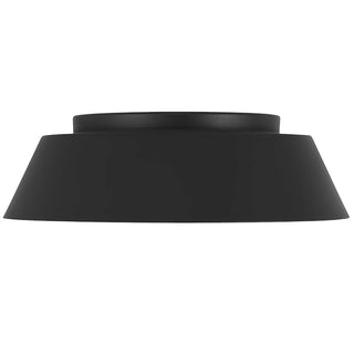 Pez LED Flush Mount in Sand Black