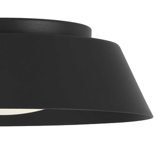 Pez LED Flush Mount in Sand Black