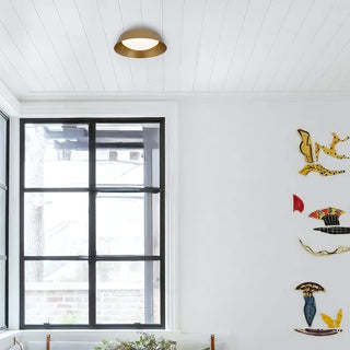 Pez LED Flush Mount in Painted Brass