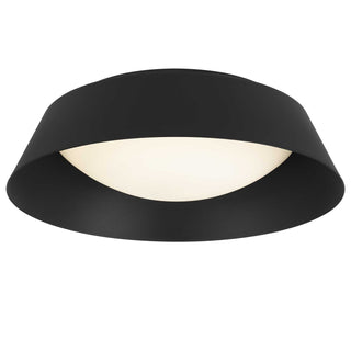 Pez LED Flush Mount in Sand Black