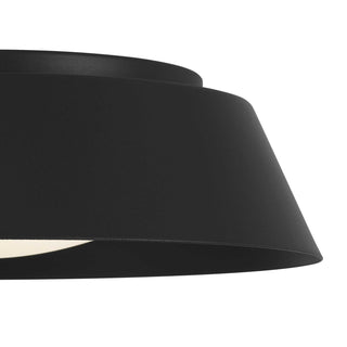 Pez LED Flush Mount in Sand Black