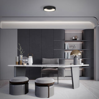Stellar LED Flush Mount in Sand Black
