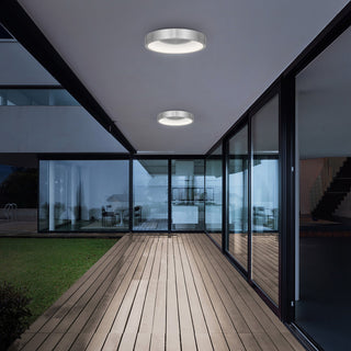 Stellar LED Flush Mount in Brushed Aluminum