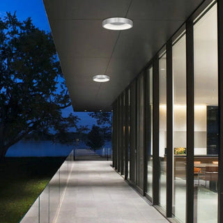 Stellar LED Flush Mount in Brushed Aluminum