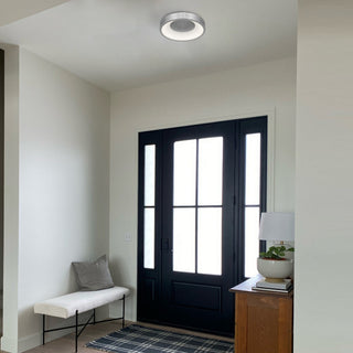 Stellar LED Flush Mount in Brushed Aluminum