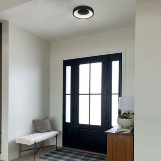 Stellar LED Flush Mount in Sand Black