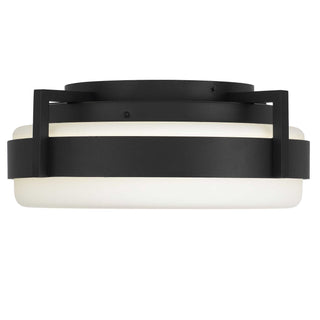 Ted LED Flush Mount in Sand Black