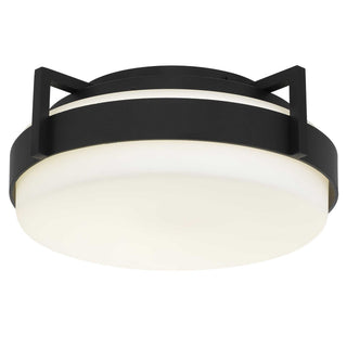 Ted LED Flush Mount in Sand Black