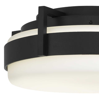 Ted LED Flush Mount in Sand Black
