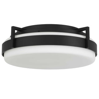 Ted LED Flush Mount in Sand black