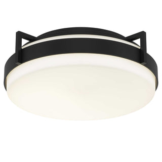 Ted LED Flush Mount in Sand black