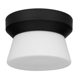 Skirt LED Flush Mount in Sand Black