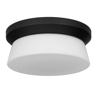 Skirt LED Flush Mount in Sand Black