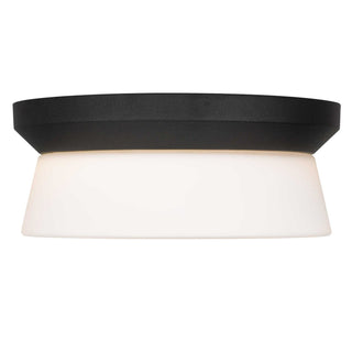 Skirt LED Flush Mount in Sand Black