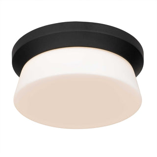 Skirt LED Flush Mount in Sand Black