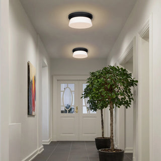 Skirt LED Flush Mount in Sand Black
