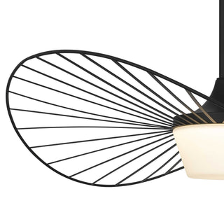 New Wave LED Pendant in Sand Black