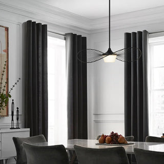 New Wave LED Pendant in Sand Black