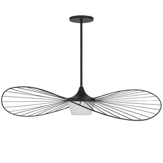 New Wave LED Pendant in Sand Black