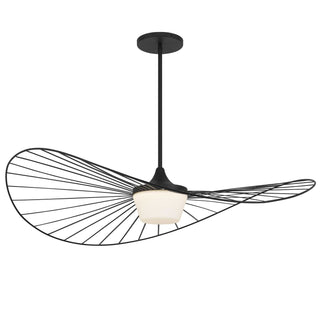 New Wave LED Pendant in Sand Black