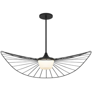 New Wave LED Pendant in Sand Black