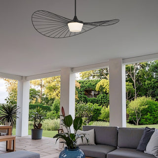 New Wave LED Pendant in Sand Black