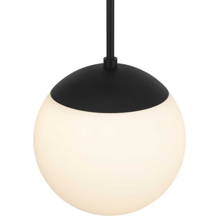 Rondure LED Pendant in Sand Black