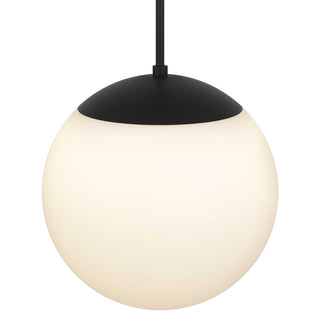 Rondure LED Pendant in Sand Black