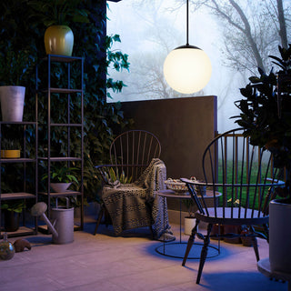 Rondure LED Pendant in Sand Black