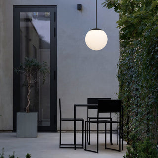 Rondure LED Pendant in Sand Black
