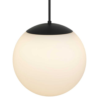 Rondure LED Pendant in Sand Black