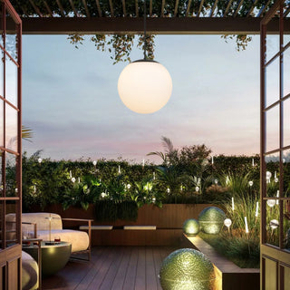 Rondure LED Pendant in Sand Black