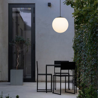 Rondure LED Pendant in Sand Black