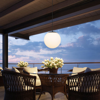 Rondure LED Pendant in Sand Black