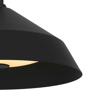Nin LED Pendant in Sand Black