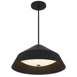 Nin LED Pendant in Sand Black