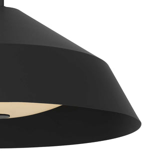Nin LED Pendant in Sand Black