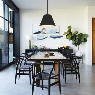 Jaz LED Pendant in Sand Black