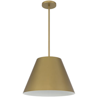 Jaz LED Pendant in Painted brass
