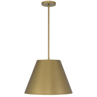 Jaz LED Pendant in Painted brass