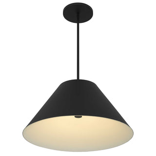 Jaz LED Pendant in Sand Black