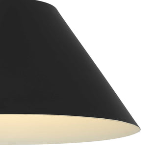 Jaz LED Pendant in Sand Black