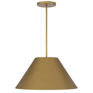 Jaz LED Pendant in Painted brass